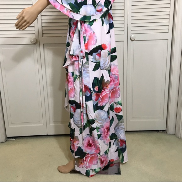 NWT CITY CHIC Garden Maxi Dress Pink Size 18 - Picture 14 of 16